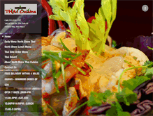 Tablet Screenshot of northshorethaicuisine.com